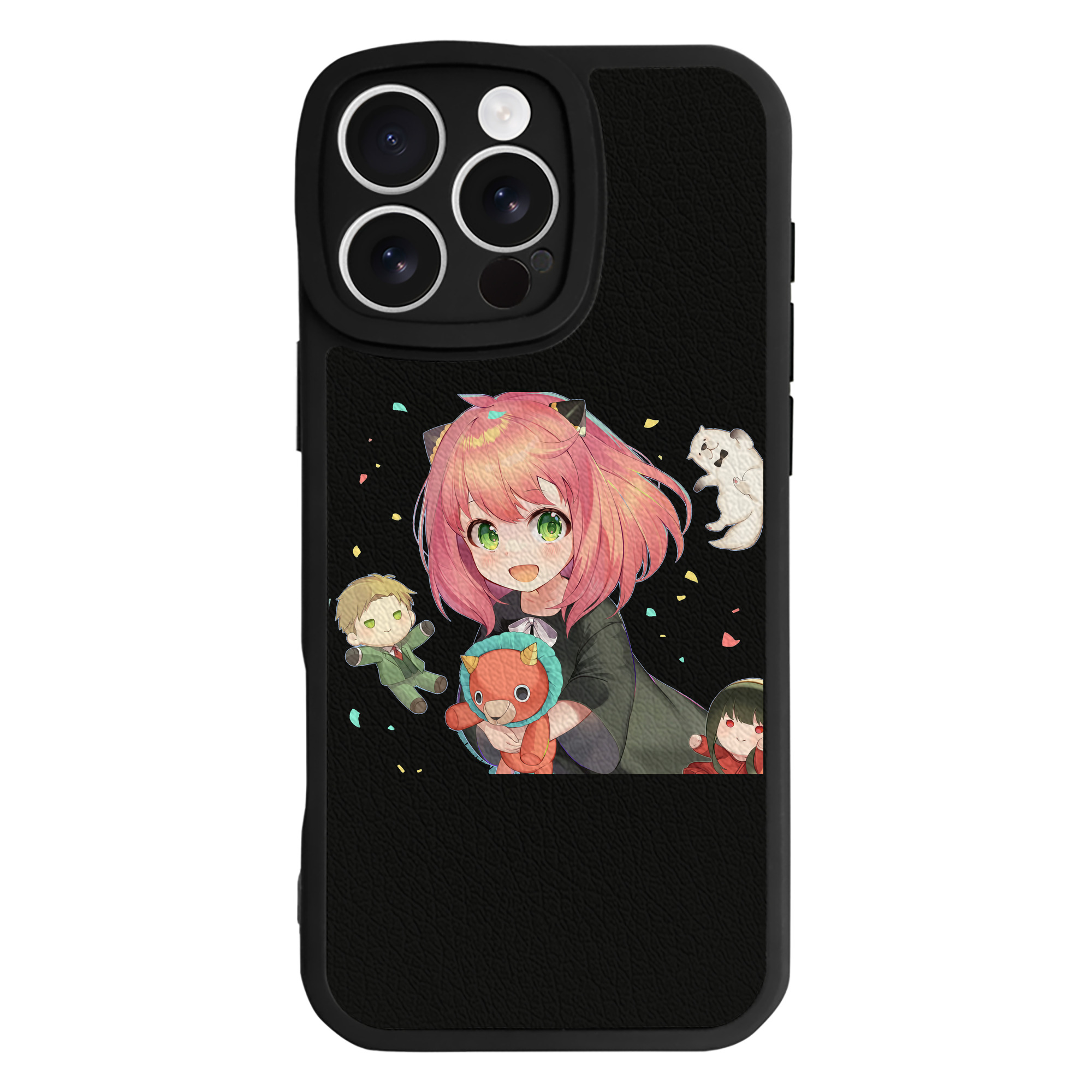 （画像用） SPY×FAMILY间谍家家酒 【iPhone 16シリーズ対応】シリコンスマホケース（レザー調） 材質：シリコン